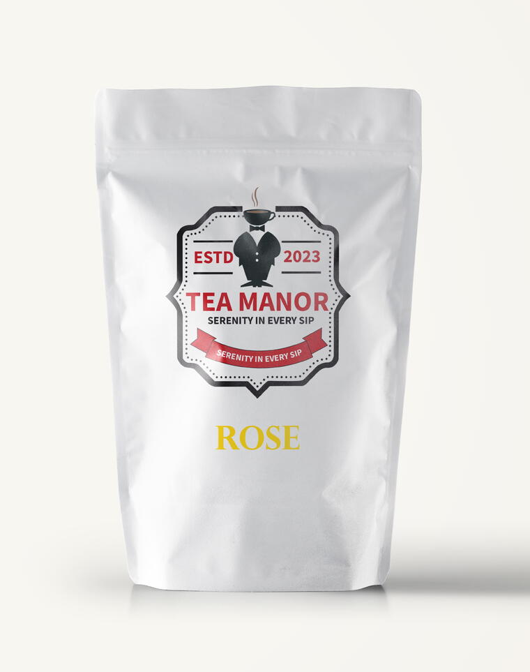 ROSE TEA|TEA MANOR|PREMIUM TEA|ROSE PETALS &amp;CTC DUST BLEND| 250 Grams