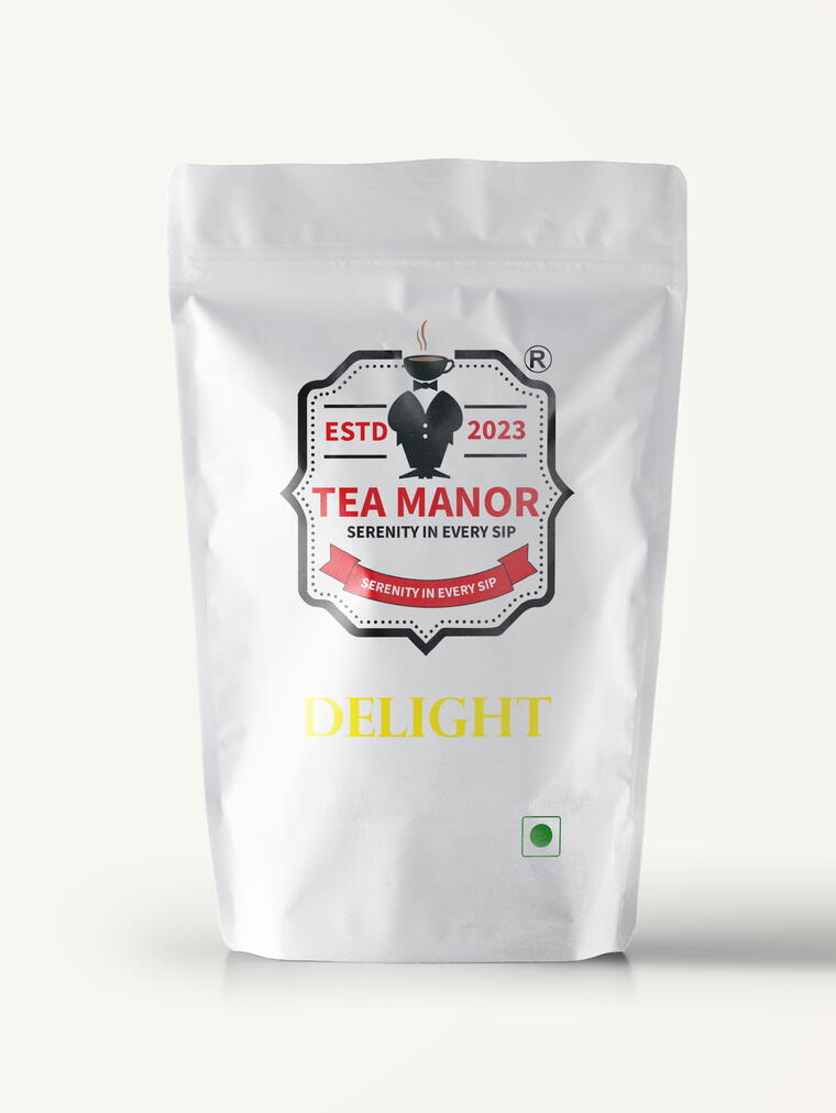 DELIGHT TEA|TEA MANOR|ASSAM &amp; NILGIRIS BLEND|PREMIUM LEAF TEA|500 gms