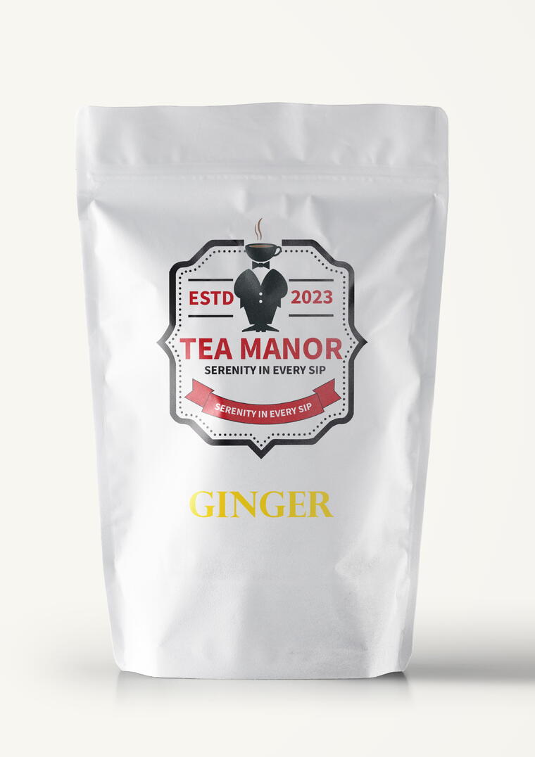 	GINGER TEA | TEA MANOR | PREMIUM TEA | BLACK TEA | 250 Grams
