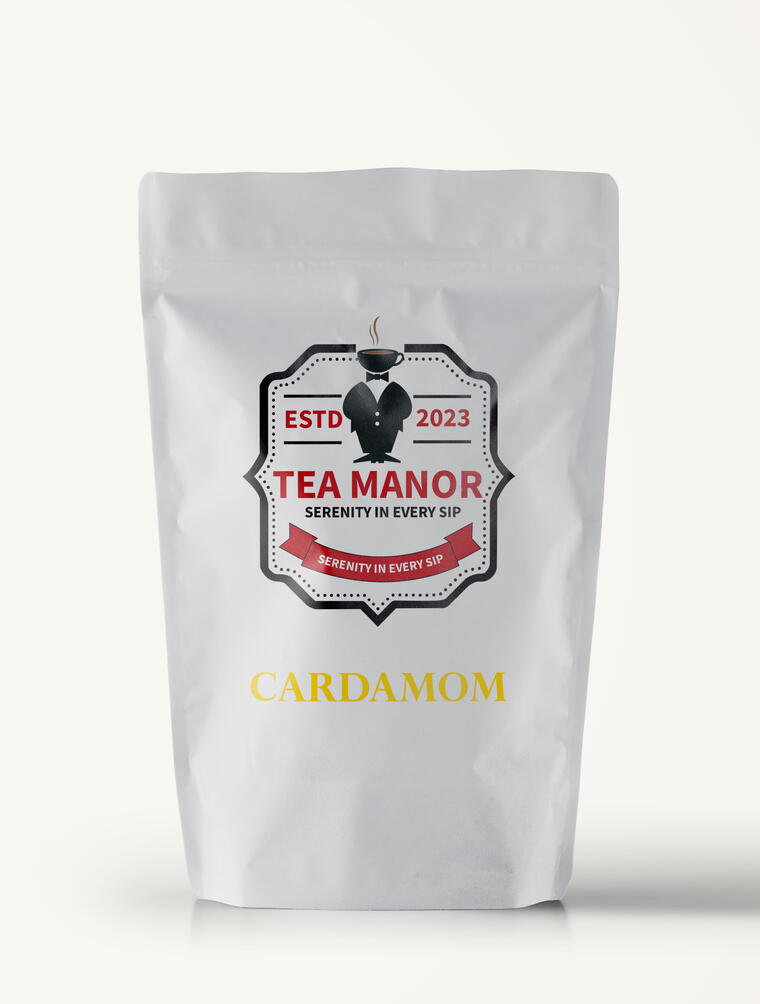 CARDAMOM TEA | TEA MANOR | PREMIUM TEA | ASSAM &amp; NILGIRI BLEND | 250 Grams