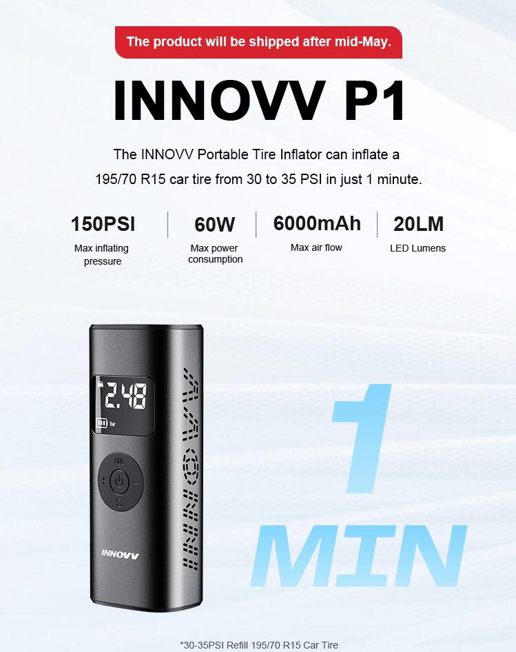 Innovv P1 Tyre Inflator 