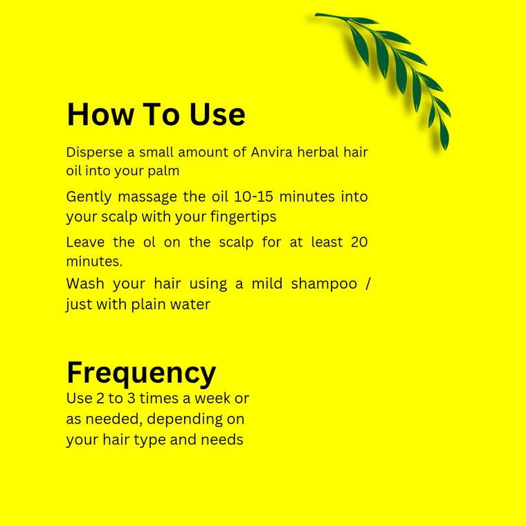 Anvira herbal hair oil (Pack of 1)