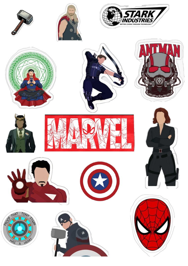 Open Canvas Diary with Themed Stickers