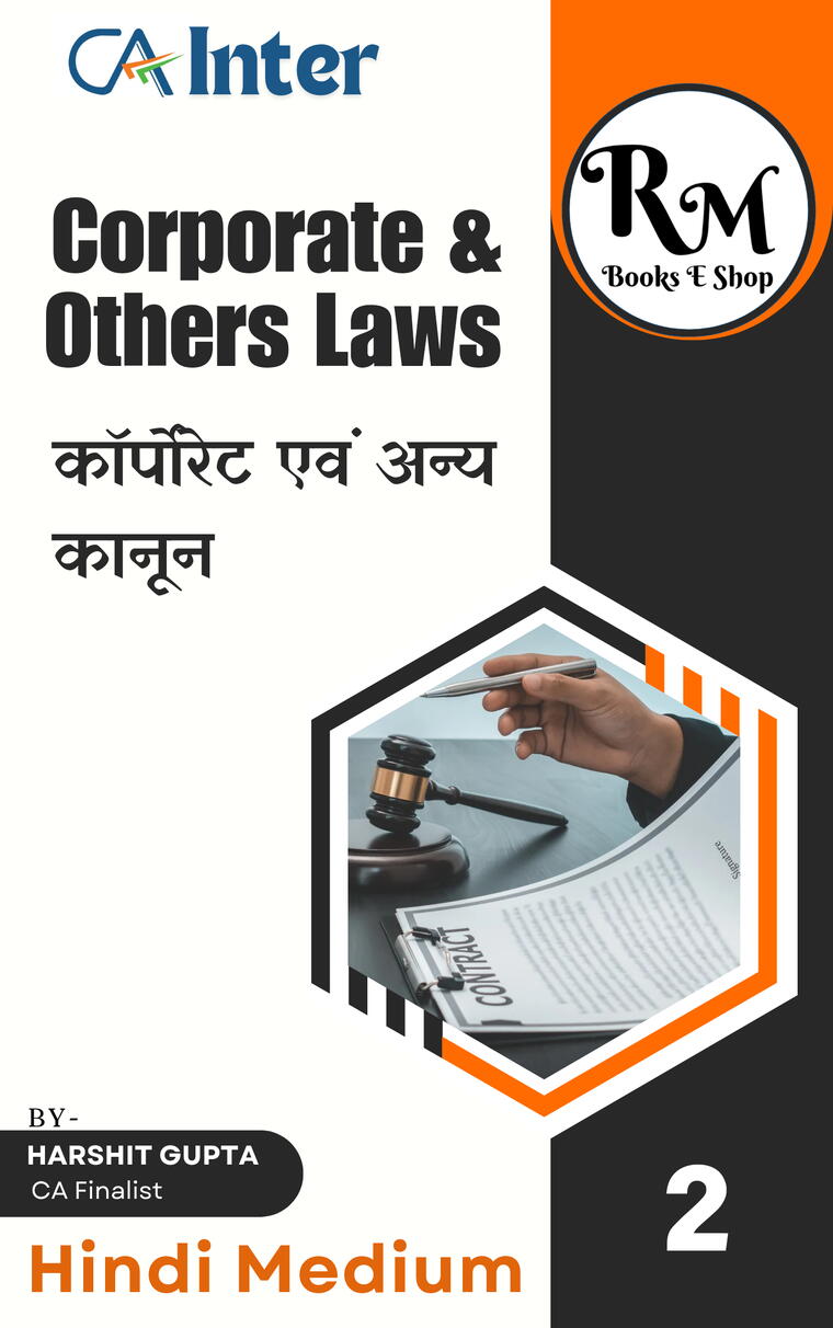 Co. &amp; Others Laws Hard Copy - CA Inter - Co. &amp; Others Laws (Hindi)