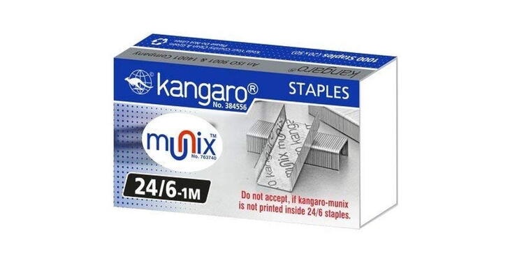 KANGAROO DESK ESSENTIALS 24/6 -1 M HEAVY DUTY STEEL PIN