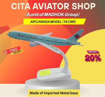 Alloy Metal Air Canada Boeing -16cm