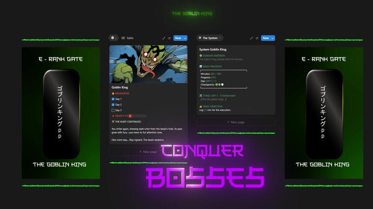 Solo Leveling System (Pro)♘