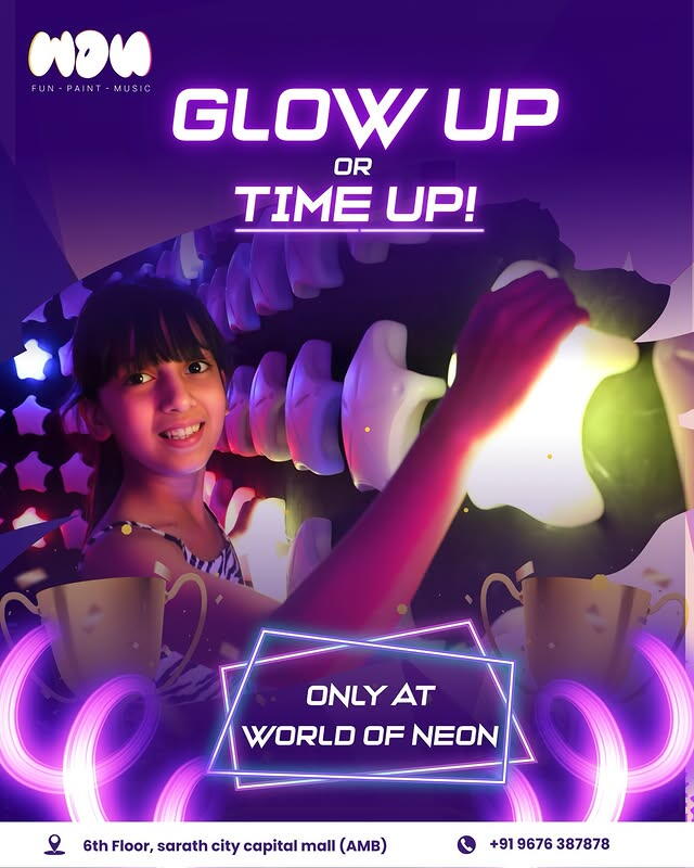 Neon Splatter Zone for 6 Months (8 Visits)