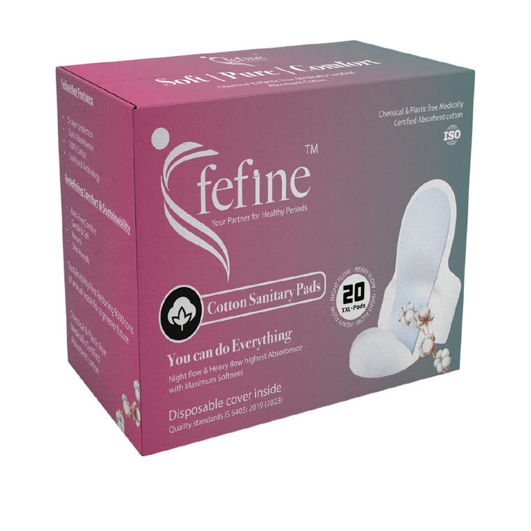 Cotton Sanitary Pads for Women XXL – Pack of 20 Pads