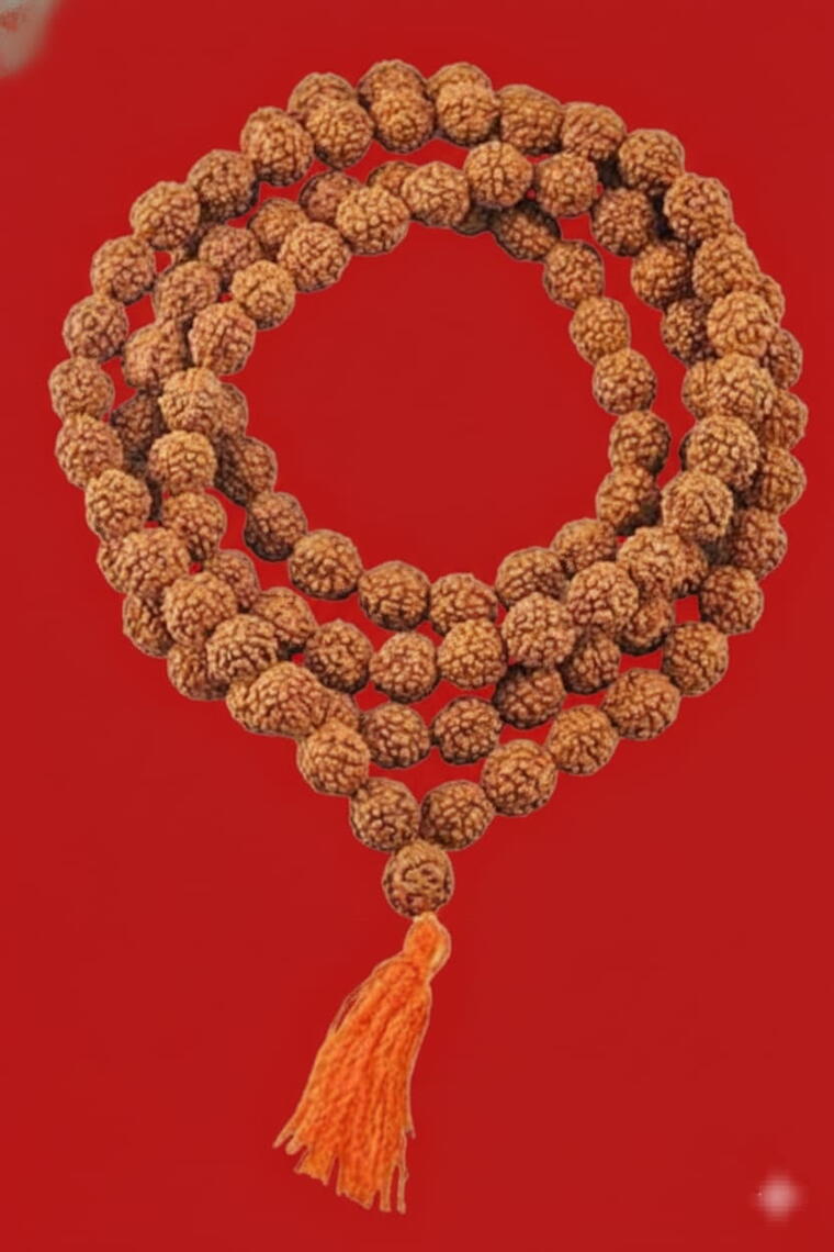Rudraksha Mala 108,8 MM size 
