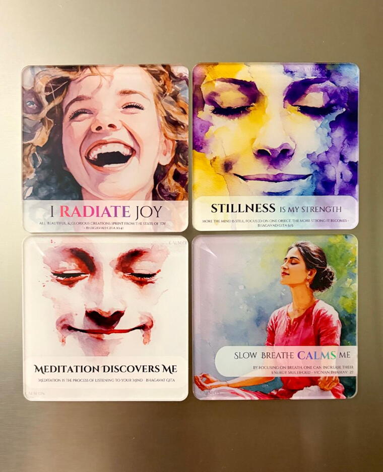 Feel Good Magnets (3 Acrylic based Nudge Magnet set)