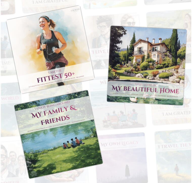 Vision Board - Fit body and mind (3 Acrylic based Nudge Magnet set)