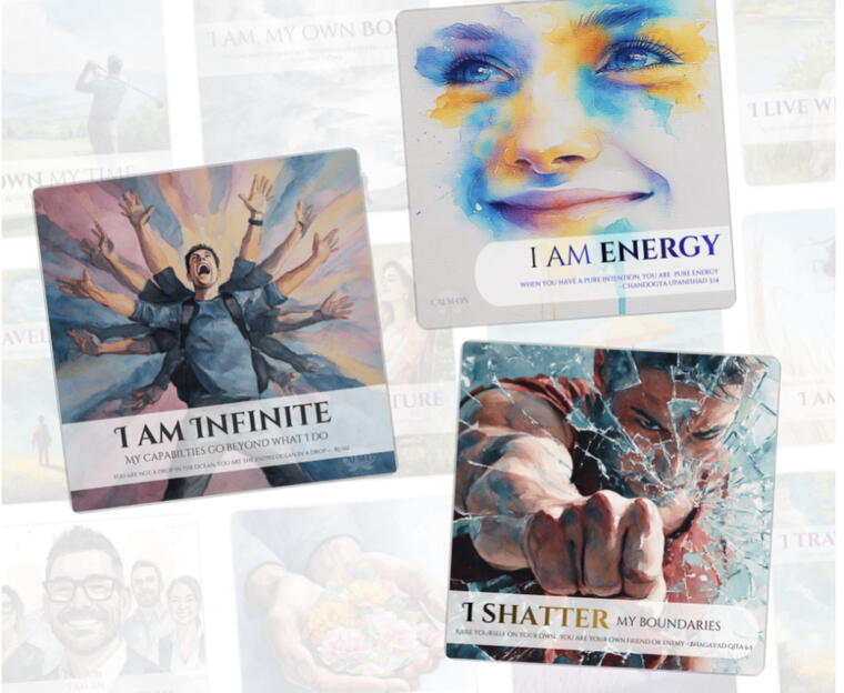 Believe - Set 3 (3 Acrylic based Nudge Magnet set)