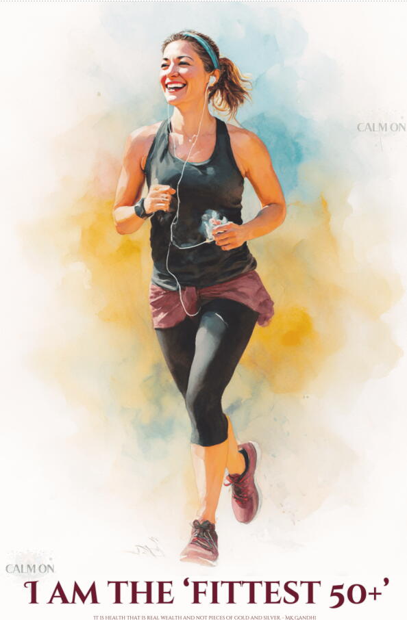 Fit Life - 11.2 * 17.3 inches Calm Magnetic Poster 