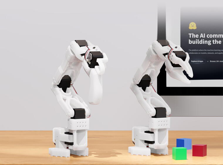 SO-101 Robotic Arm - Leader + Follower Kit with Dual Wrist Cameras