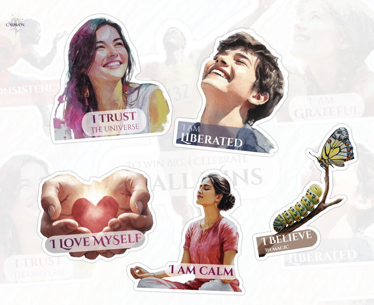 Love - that is Me (3*3 inches - 5 nos Laptop stickers)