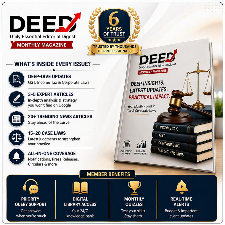 DEED Monthly Tax Magazine Tax Magazine