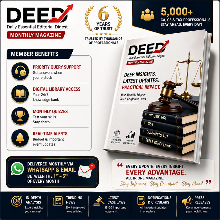 DEED Monthly Tax Magazine Tax Magazine