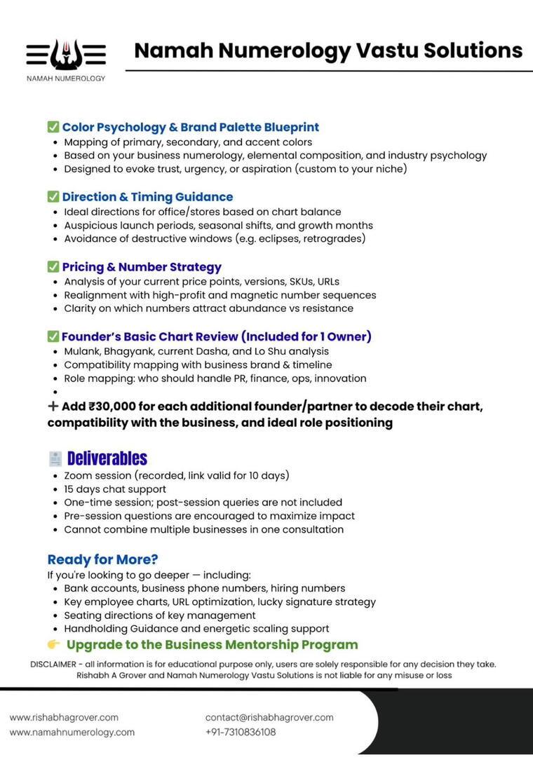 Comprehensive Online Business &amp; Personal Analysis