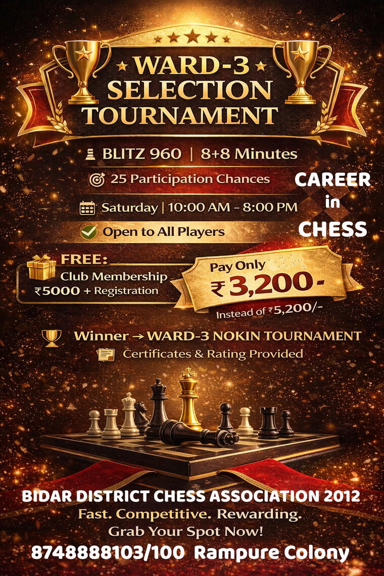 Selection Tournament Package Ward 3 T25