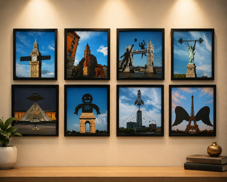 Traces &amp; Dreams (set of 8) By Utkarsh Vikram Singh