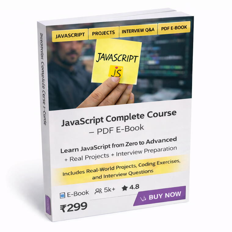 JavaScript Complete Course | With Complete Projects &amp; Interviews Q&amp;A🔥