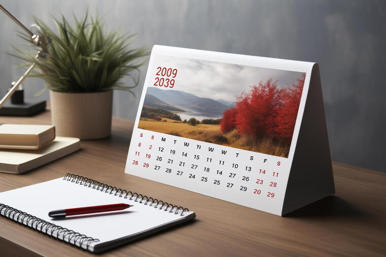 Table Calendar Design