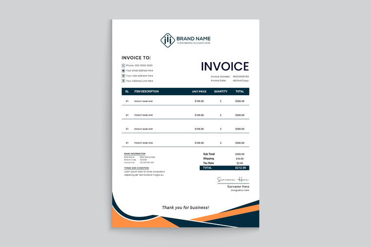Invoice Design