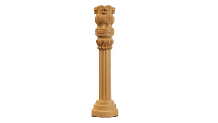 Ashoka Pillar (Wooden)