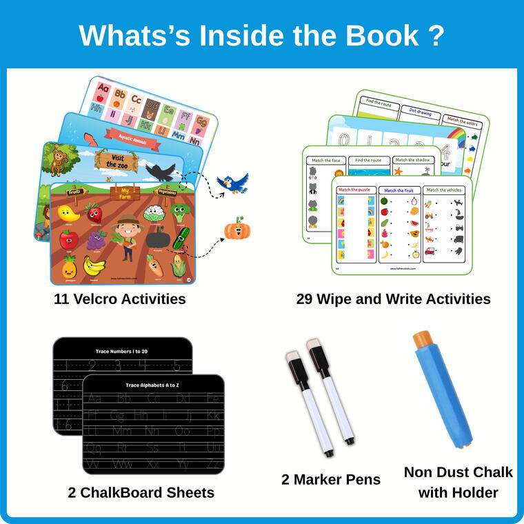 FullnessKids 40+ Activities My Preschool Busy Book
