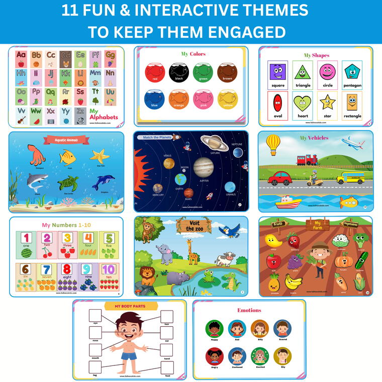 FullnessKids 40+ Activities My Preschool Busy Book
