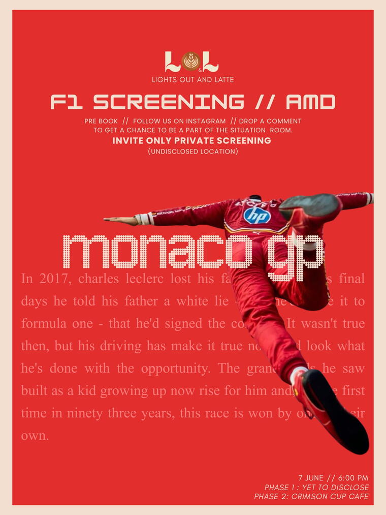 Monaco Grand Prix Screening