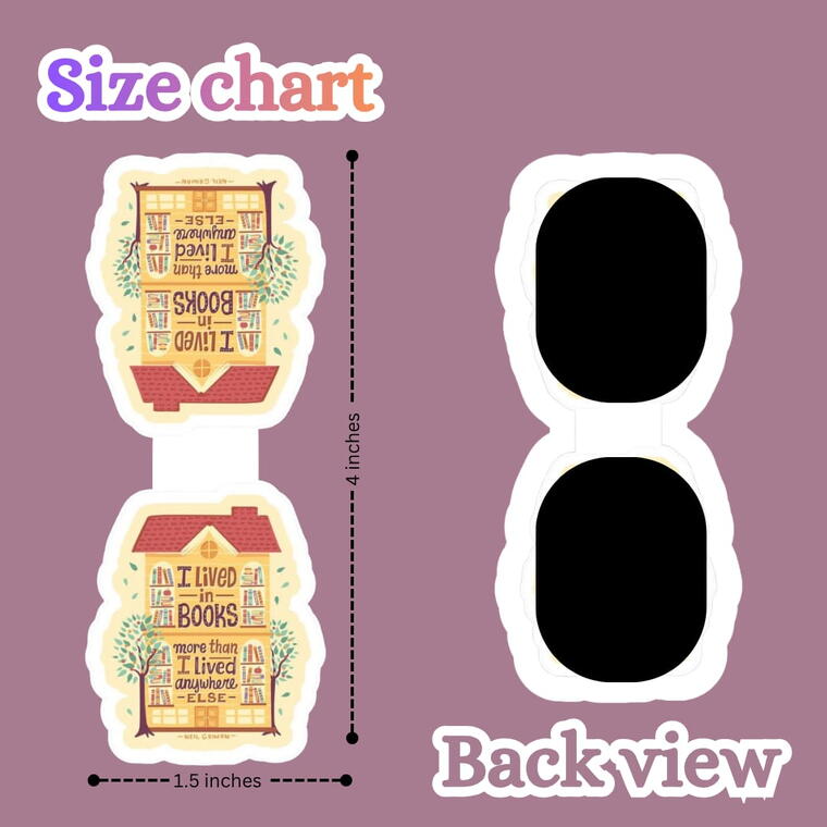 Cute Magnetic Bookmarks Set for Book Lovers 