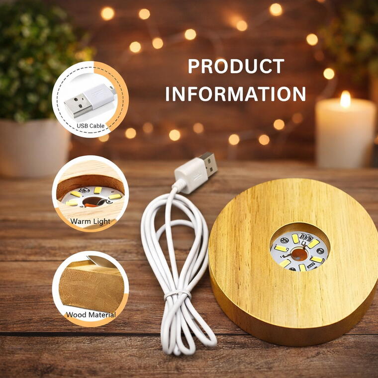 Crystal Ball Night Lamp – Premium LED Projection Light