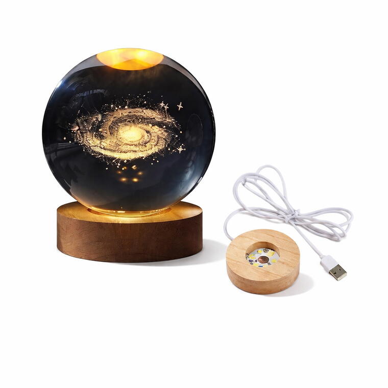 Crystal Ball Night Lamp – Premium LED Projection Light
