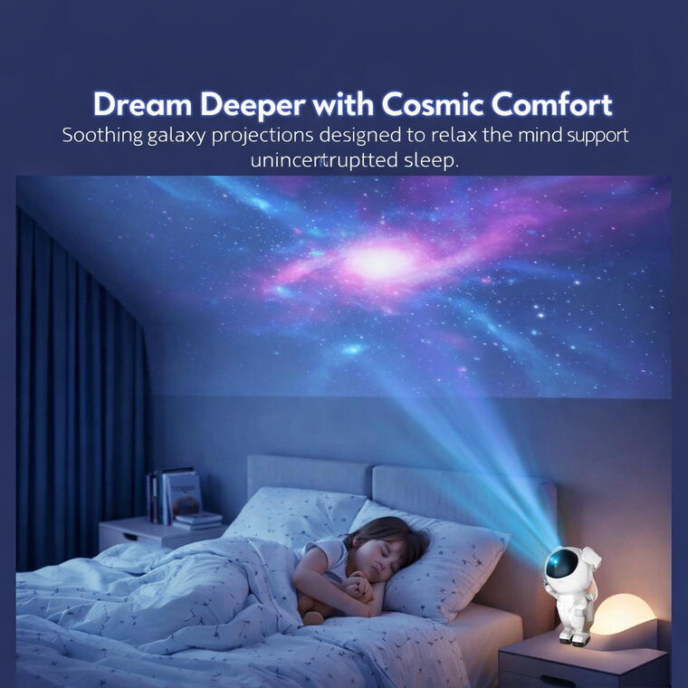 The Astronaut Galaxy Projector Lamp (White) - Toy Imagine