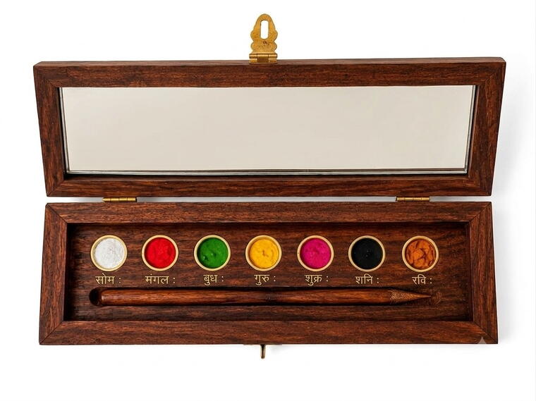Saptvaran Tilak Sheesham Wood Edition