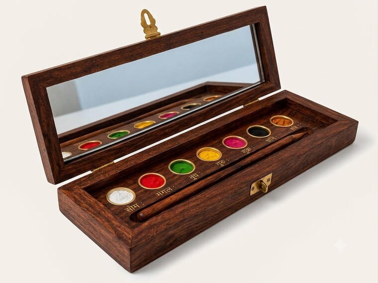 Saptvaran Tilak Sheesham Wood Edition