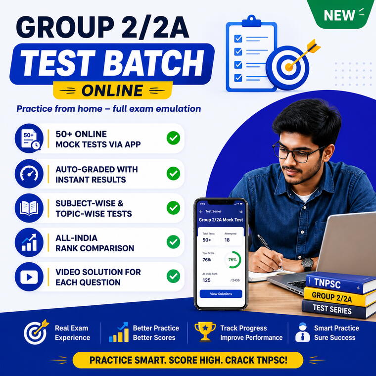 Group 2 / 2A Online Test Batch