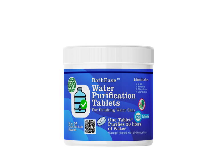 BathEase 20 Liter Water Can Purification Tablets