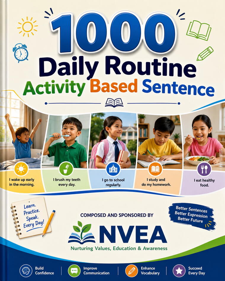 (245) 1000 Daily Routine Activity Based Sentence