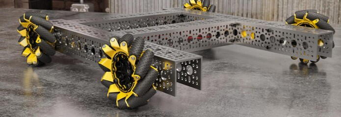 GoBilda Strafer® Chassis Kit (104mm GripForce™ Mecanum Wheels)