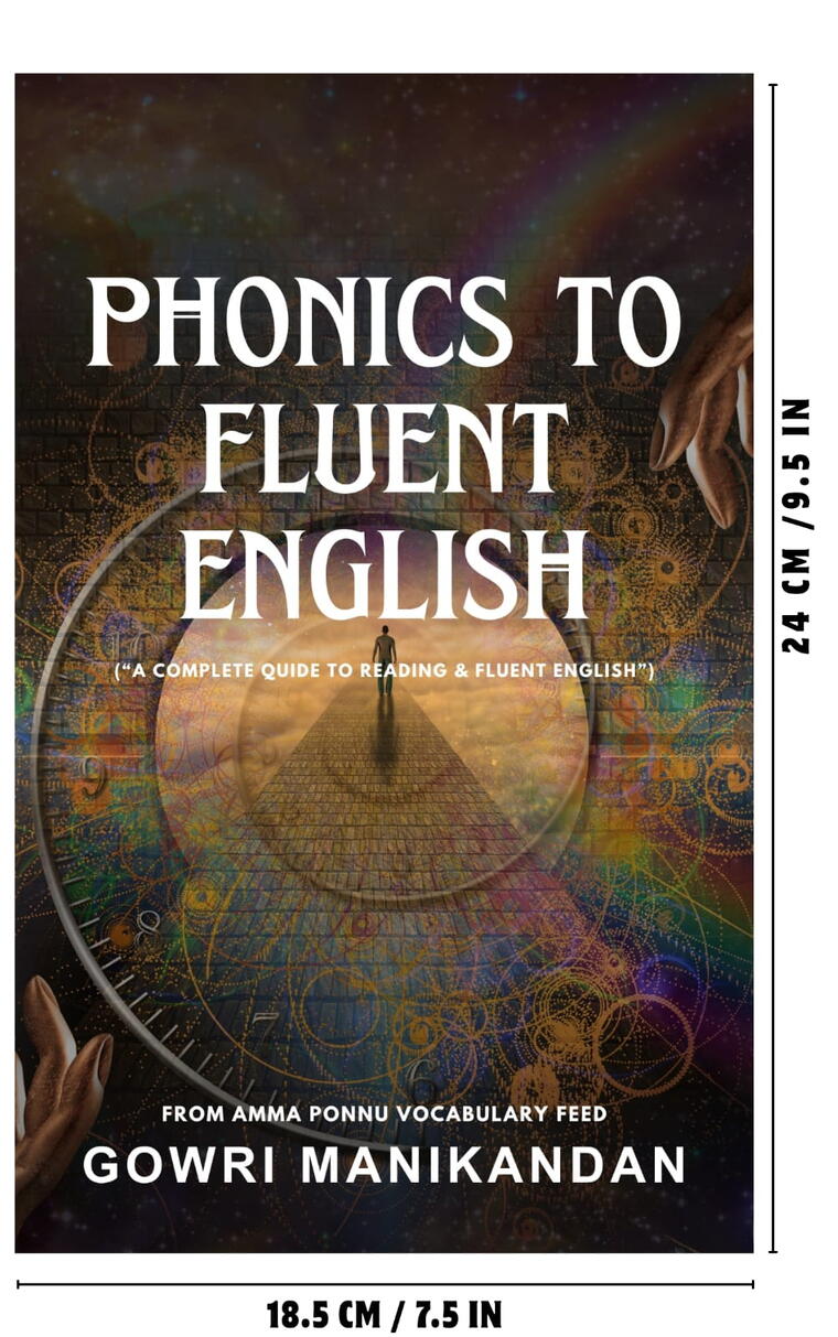 Phonics to Fluent English, 2-Book Combo Workbook and guide