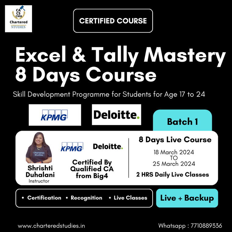Excel and Tally Combo (LIVE+BACKUP)