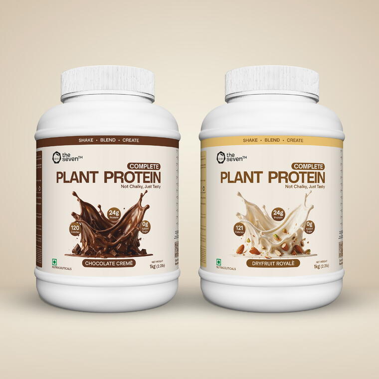 Plant Protein (Dryfruit Royalé + Chocolate Cremé)
