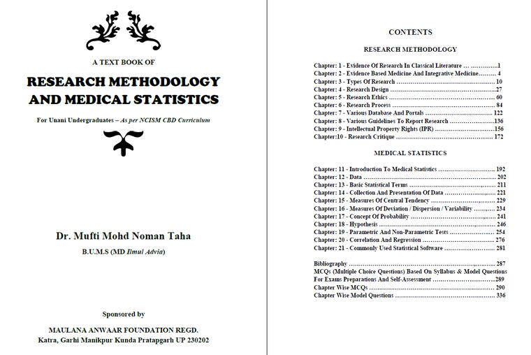 Research Methodology and Medical Statistics