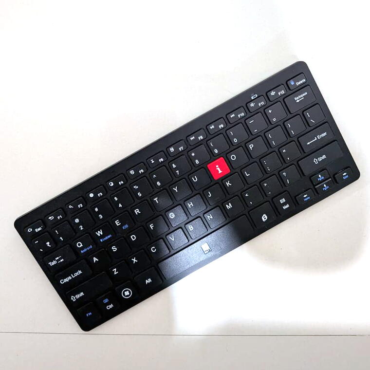 IBall Mini Bluekey Bluetooth Keyboard for Tablets Runnig Android, Windows, iOS