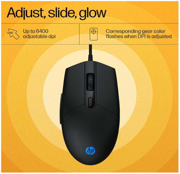 HP KM300F Wired USB Gaming Keyboard and Mouse Set