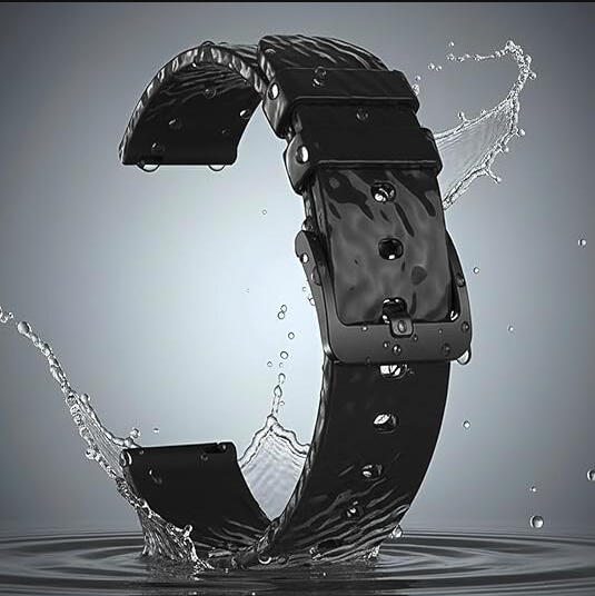 22mm SmartWatch Strap with Stainless Steel Buckle Compatible with ColorFit