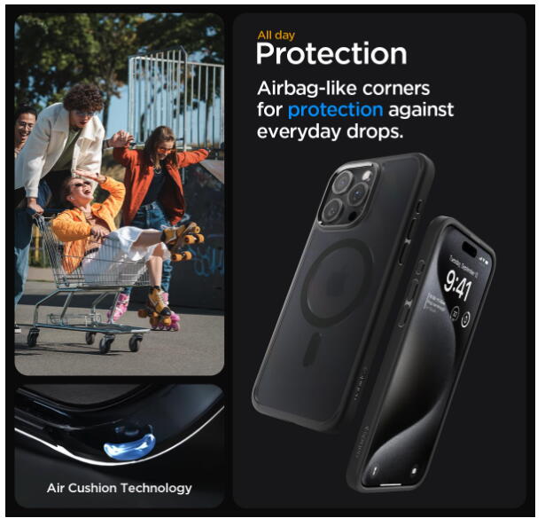 Nillkin Iphone 15 Pro Max Black Magnetic Case